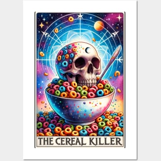 "The Cereal Killer" Funny Tarot Card Posters and Art